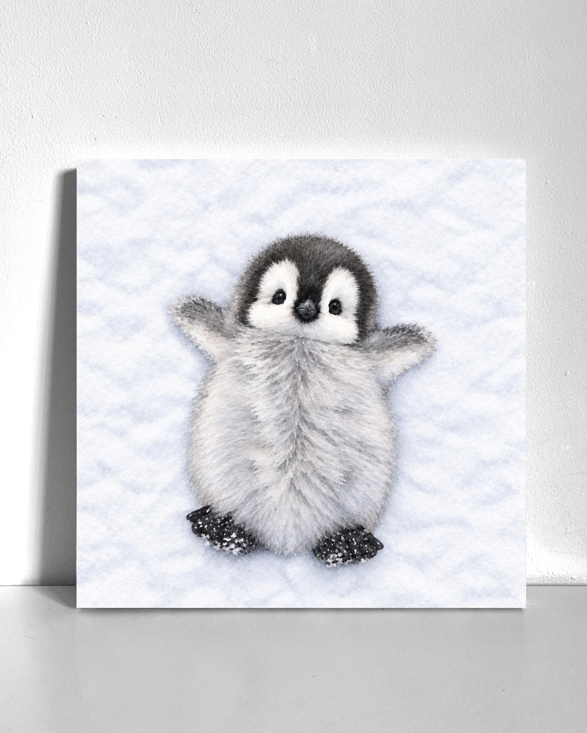 Penguin Bedazzle Canvas Kit