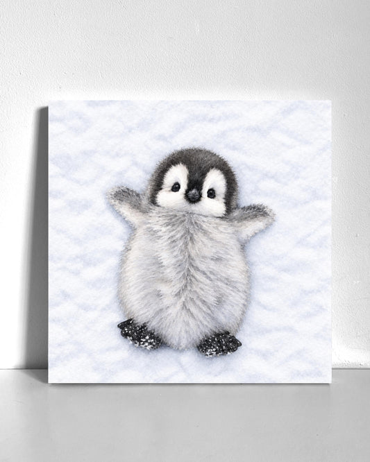 Penguin Bedazzle Canvas Kit