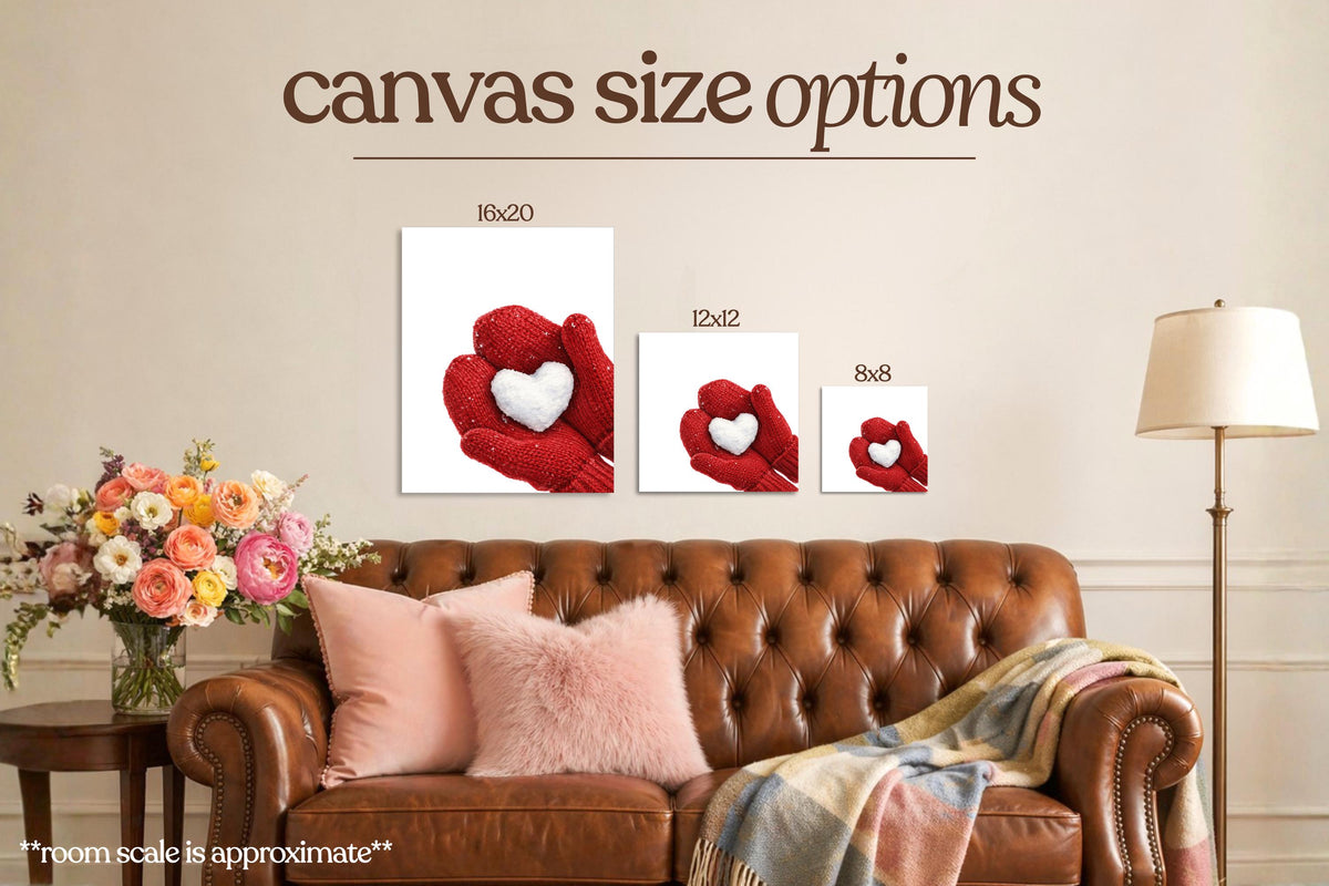 Winter Gloves Bedazzle Canvas Kit