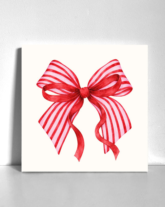 Aesthetic Bow Bedazzle Canvas Kit