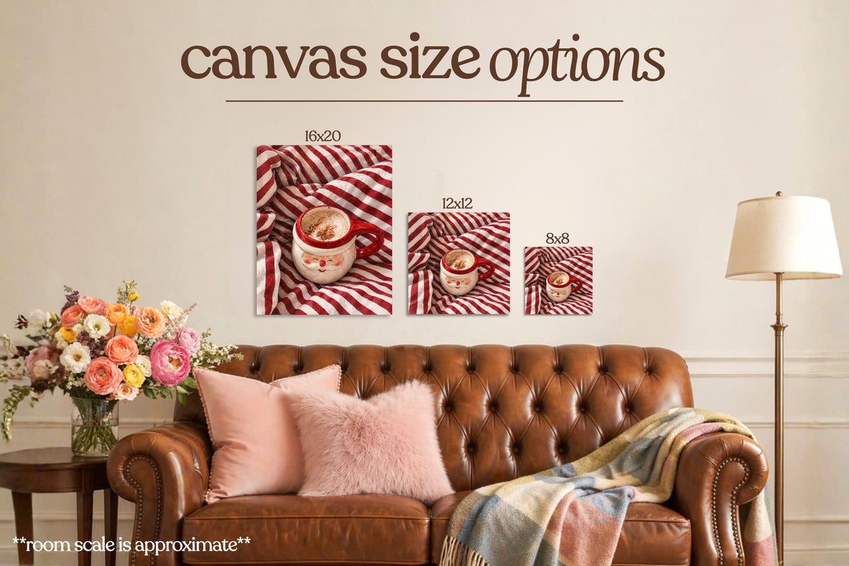 Santa Mug Bedazzle Canvas Kit