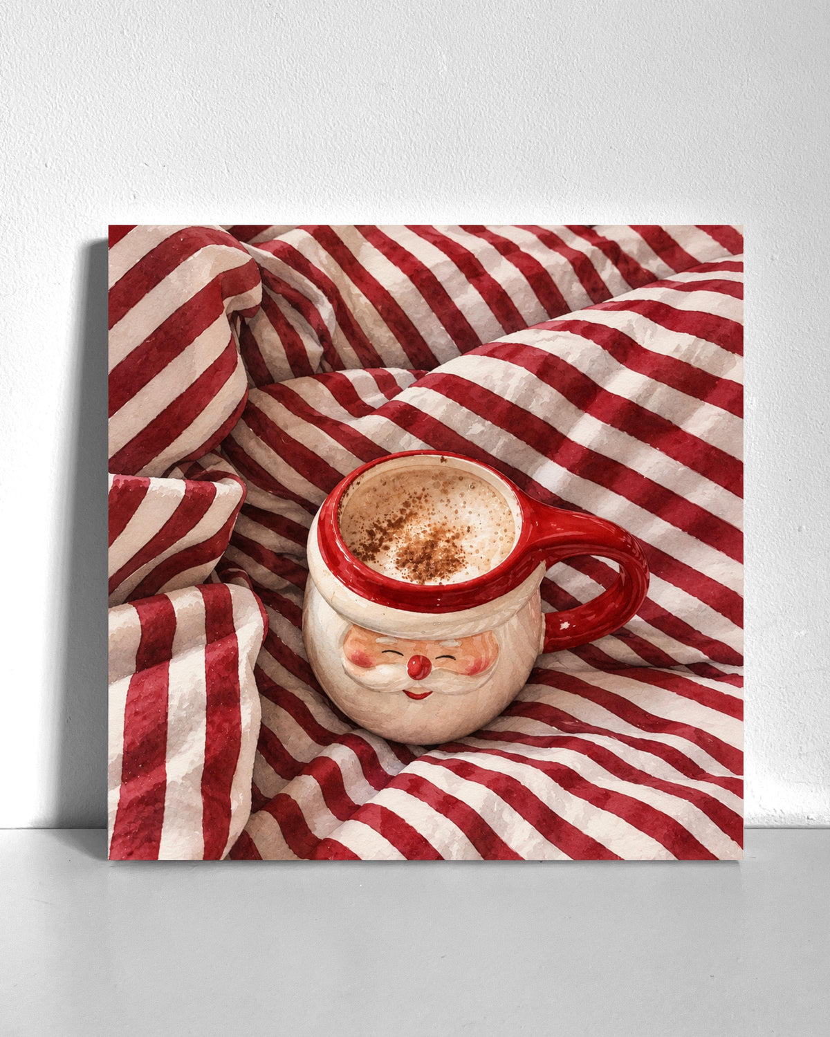 Santa Mug Bedazzle Canvas Kit