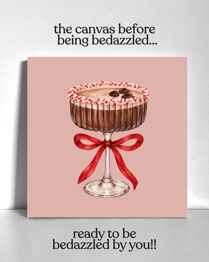 Holiday Mocktail Bedazzle Canvas Kit