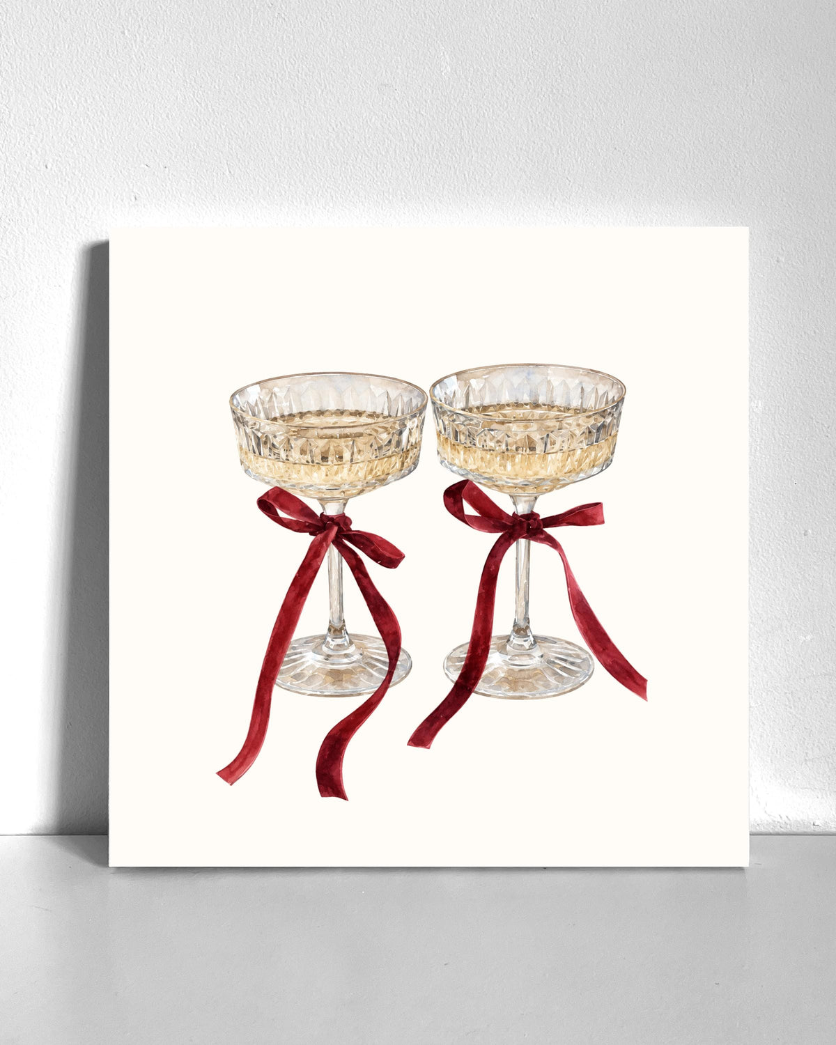 Fancy Holiday Drinks Bedazzle Canvas Kit