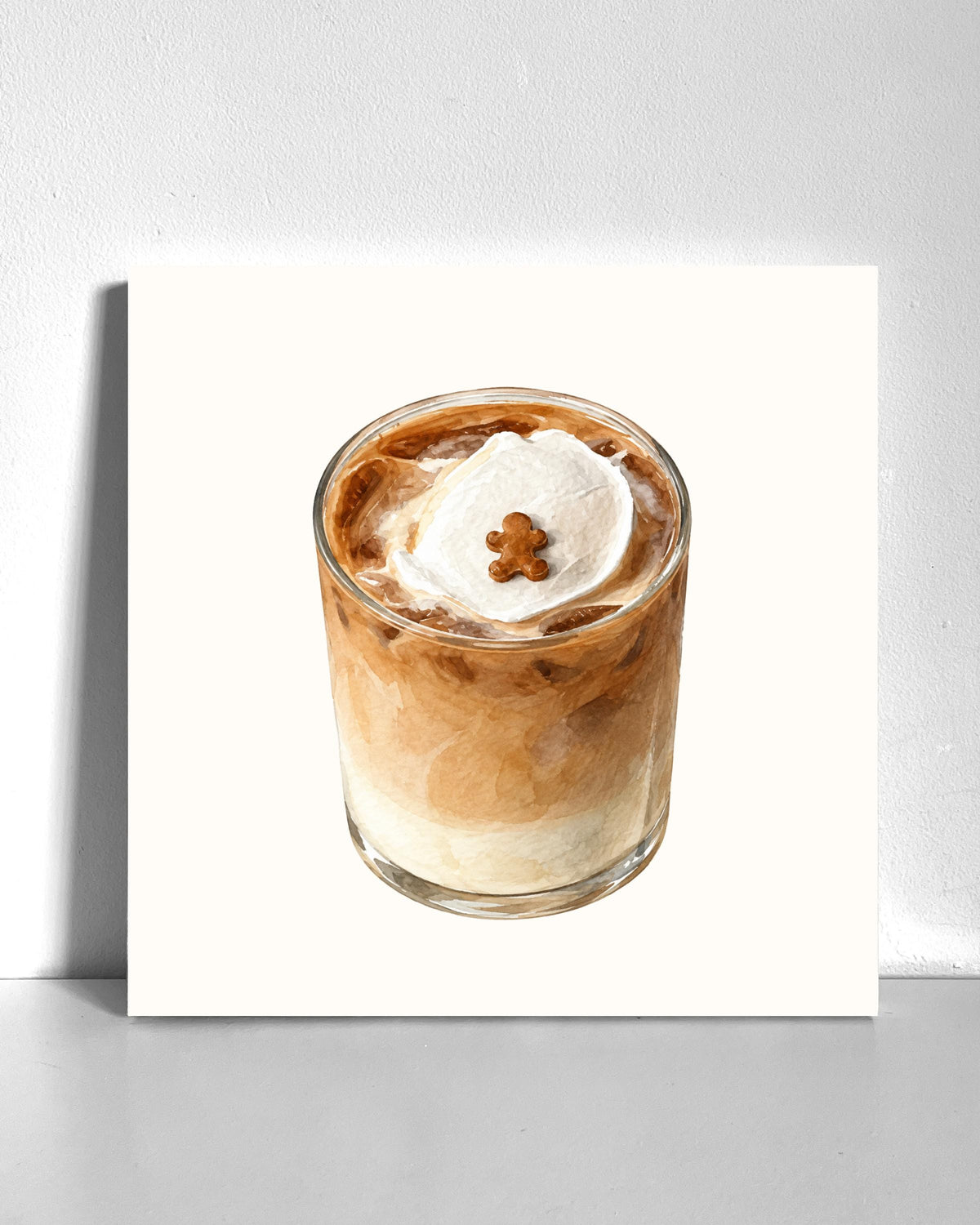 Iced Gingerbread Latte Bedazzle Canvas Kit