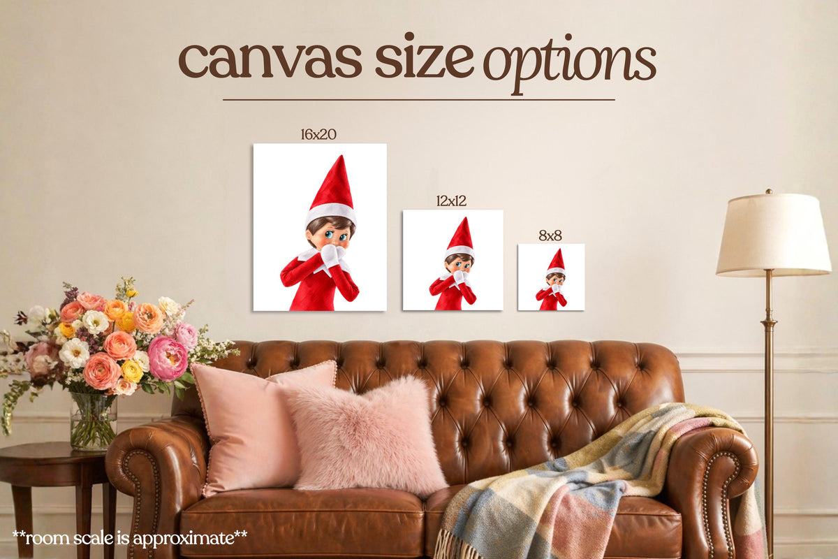 Elf on the Shelf Bedazzle Canvas Kit