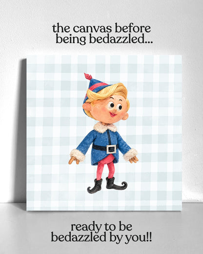 Hermey Elf Bedazzle Canvas Kit