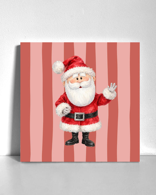 Santa Bedazzle Canvas Kit