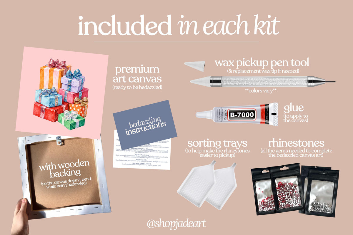 Colorful Gifts Bedazzle Canvas Kit