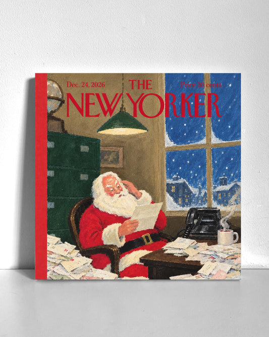 Santa New Yorker Bedazzle Canvas Kit