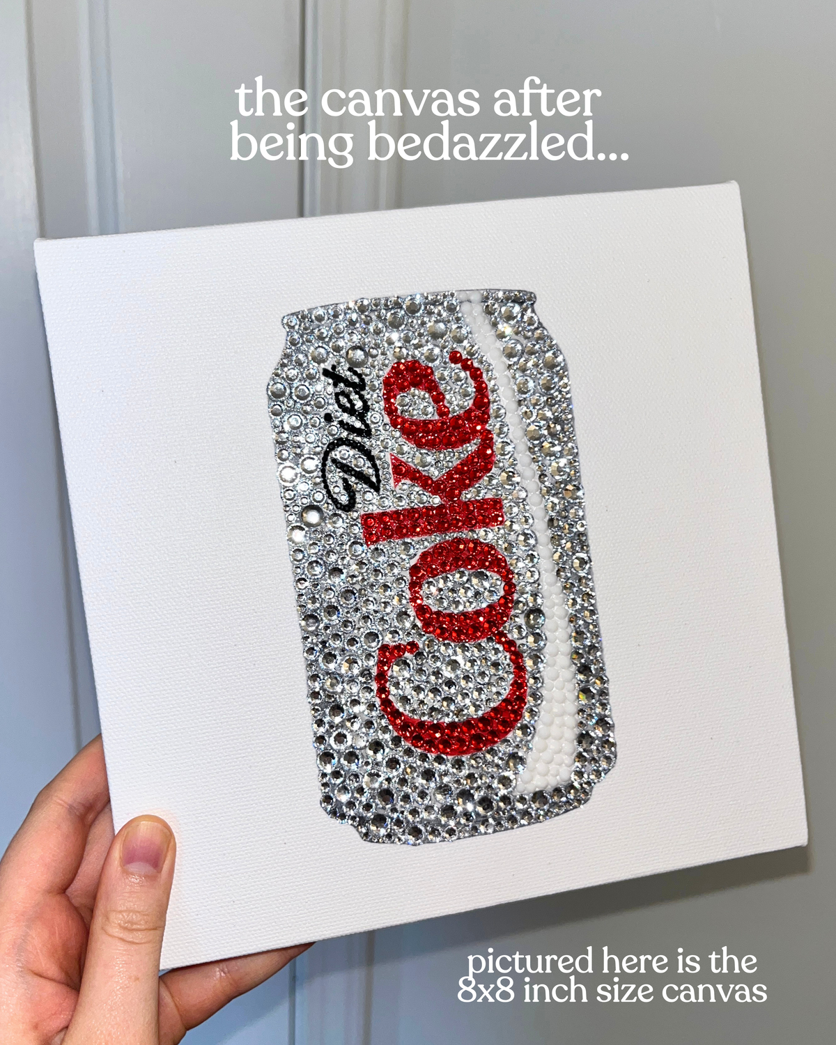 Diet Cola Bedazzle Canvas Kit