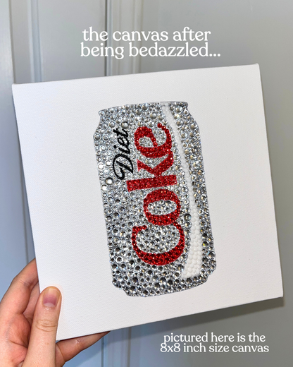 Diet Cola Bedazzle Canvas Kit