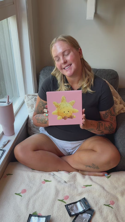 Sunshine Plushie Bedazzle Canvas Kit