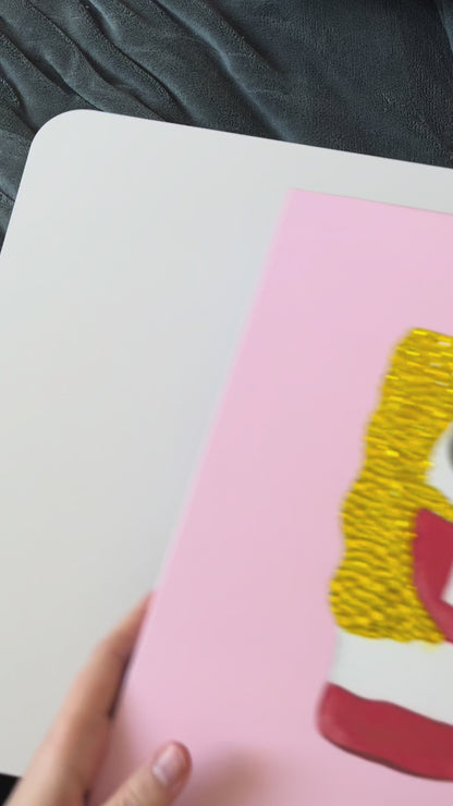 Melted Ice Pop Bedazzle Canvas Kit